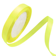 2 Stuks Kerst Linten Breedte 1/8 Inch Wikkelen-10 lichtgeel