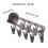Multiple Front Suction Clothes Hanger Drying Rack-Clear 4