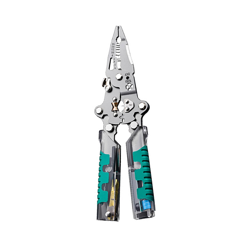 Ergonomic Folding Electrician Wire Stripper Voltage Testing Function Foldable Steel Screwdriver Tool For Electricians 9382693748232