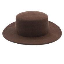 Chapeau plat polyvalent, Simple, couleur-Dessus plat 7cm sans