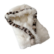 Chapeau de trappeur épais en peluche pour adultes,-Blanc