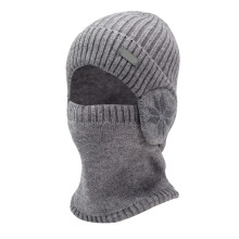 Chapeau tricoté Unique unisexe, chapeau d'hiver, pull-Gris clair