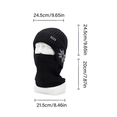 Bonnet en tricot, bonnets, pull, casquettes de crâne-Kaki 2