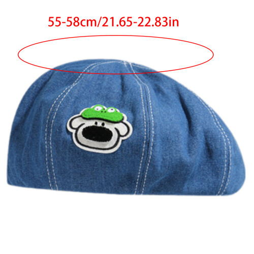 Chapeau de peintre à la mode avec-point rose à cinq pointes 1