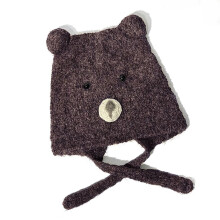Chapeau en peluche unisexe Styles d'ours, chapeau de voyage-brun
