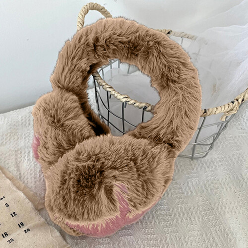 Cache-oreilles réglables et câlins pour l'hiver,-brun 2