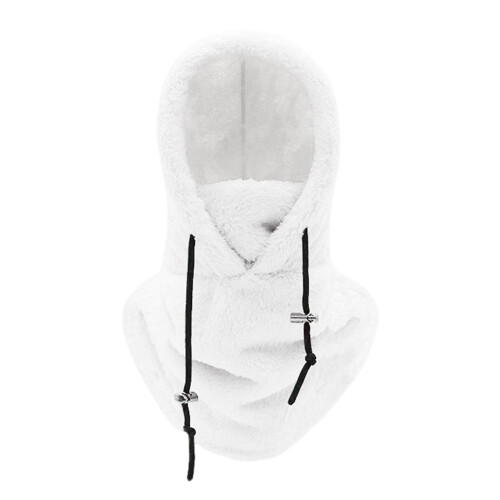 Visières d'hiver pour le visage, couvre-visage respirant,-Blanc