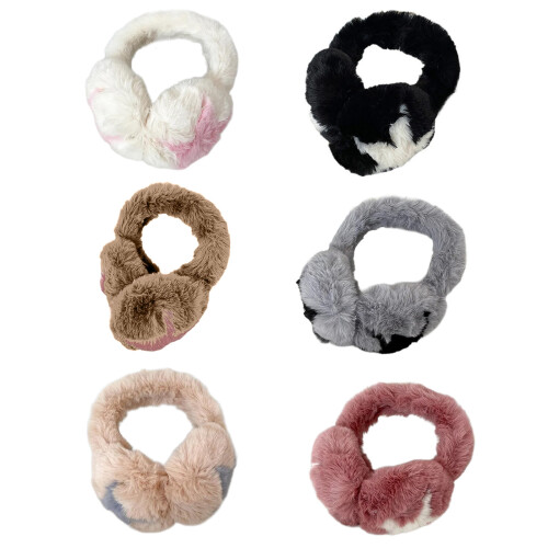 Cache-oreilles réglables et câlins pour l'hiver,-brun 1