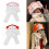 Multi-usage chats oreille écharpe gants chapeau avec-Rose 2