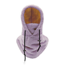 Capuche polaire chaude coupe-vent pour Sports de plein-Violet