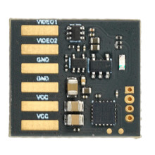 Essential 2 Channel 2 Way Video Switcher for FPV Racing Drones Photography Metal Constructions