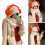 Multi-usage chats oreille écharpe gants chapeau avec-Rose 4