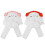 Multi-usage chats oreille écharpe gants chapeau avec-Rose 3