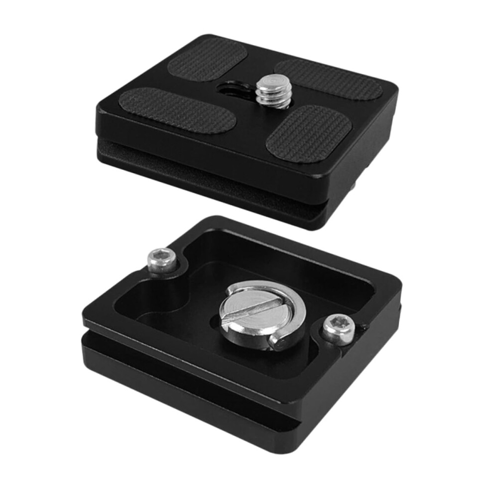 2 Pieces Quick Release Plate Tripod Adapter For Dslr Photography Accessories 9426802287172