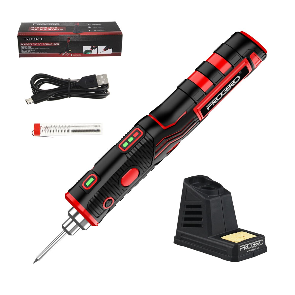 Portable Cordless Soldering Iron Ld006apro 11W 2500Mah 520C Soldering Iron Kit, Fast Heating, Safe Battery 9412369100863