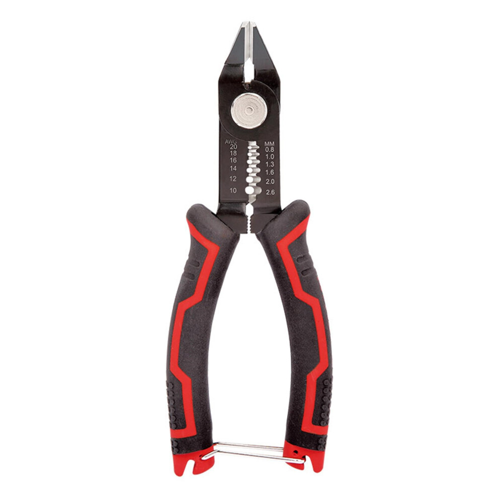 6.5Inch Multifunctional Wire Stripping Pliers Cable Cutter Crimper For Electricians Tool Ergonomic Handle 9412369100986