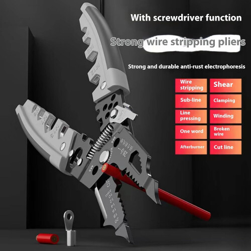 Electrical Crimping Tool 28Function Wire Stripping, Cutting And Crimping For Various Cable Sizes, Wire Stripper Tool 1