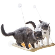 Cat Window Hammock Sunny Bed Window Perch Pet Hanging Bed For Kittens Cats Window Seat Shelf Bed Super Soft Cat Mat 1116
