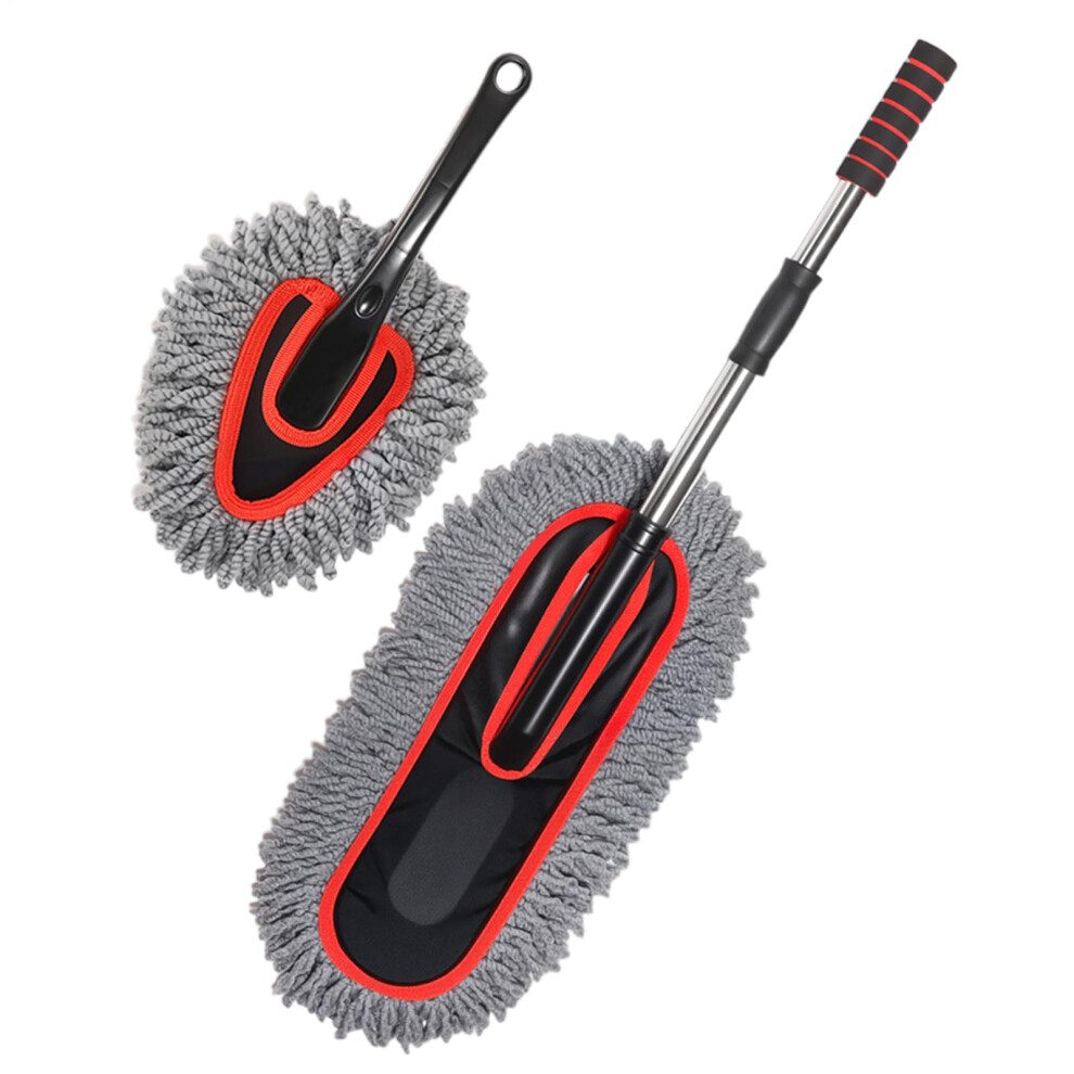 Car Cleaning Brush 2X Extendable No Scratch Soft Bristles For Exterior Maintenance And Automotive Interior Detailing 9365049868471