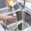 Heavy Duty Dishwand Refills, Non Scratch for Kitchen Sink, Replacement Sponge Quick Cleaning 7