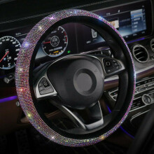 Hochwertige Glitzerkristall-Dekoration, luxuriöses Auto-Innenausstattungszubehör, rutschfest, abriebfest, einfach zu montieren und zu reinigen,