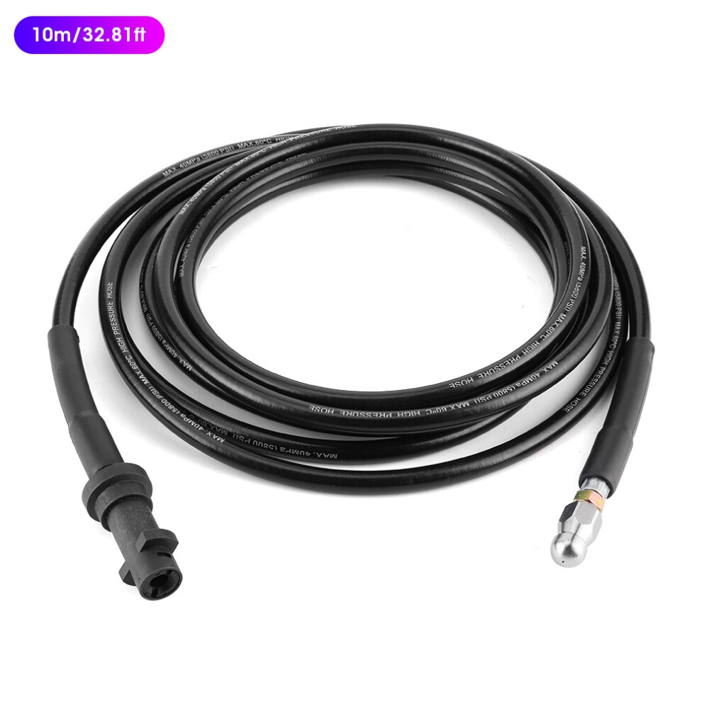 Practical Accessory High Pressure Washer Hose Quick Connection M22 Thread Fit For Karcher K2 K3 K4 K5 Weather Resistant Dur Rubber Pipe Non-Kink Cold 9190834516486