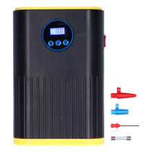 Compressore d'aria portatile Pompa d'aria ricaricabile con display digitale LCD Manometro Design compatto e leggero Gonfiaggio rapido Spegnimento