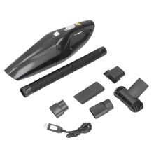 Aspirator portabil reîncărcabil, fără fir, cu port de aspirare puternic, ușor, cu filtru HEPA, încărcare rapidă, lumină LED pentru cămin