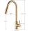 Touch On Kitchen Faucet With Pull Down Sprayer, Sensor, 304SS, Single Handle, Two Outlet Modes, Matte Black Finish 4