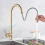 Touch On Kitchen Faucet With Pull Down Sprayer, Sensor, 304SS, Single Handle, Two Outlet Modes, Matte Black Finish 2