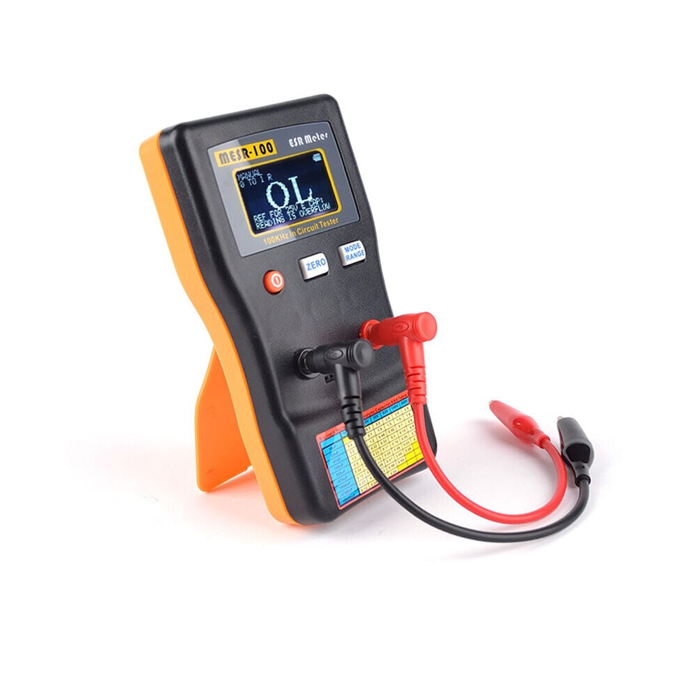 Capacitance Tester, Professional Capacitor Tester Ensuring Precise Measurement For Electronics Repair, Esr Meter Microprocessor Controlled For 9128293339018