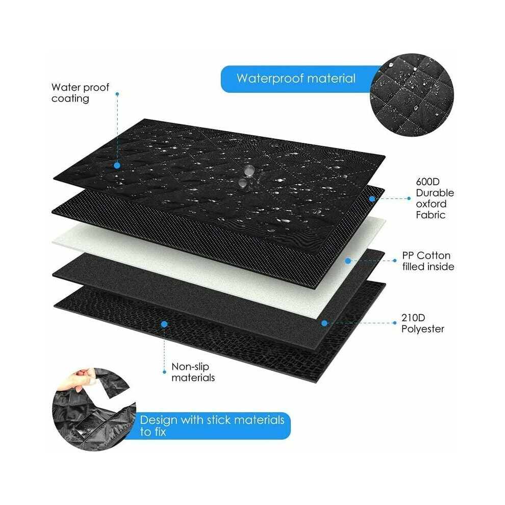 Versatile Pet Cargo Liner, Universal Fit All-Round Protection Dog Seat Covers, Machine Washable 9128293339308