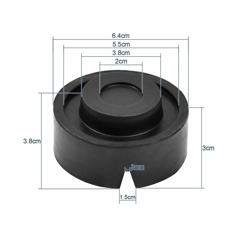 Thickened Rubber Material Universal Jack Pad Adapter For Pinch Welds Protector, Vehicle Lift Support With Load Bearing Design For Undercarriage Metal 9128293339438