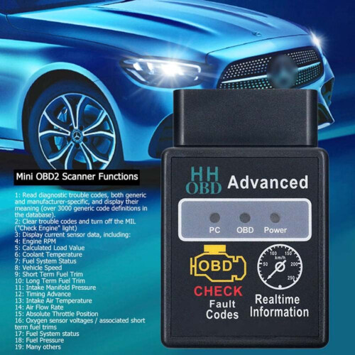 Revolutionary OBD II Scanner, Advanced Engine Fault Code Reader & Diagnostic Scan Tool, Check Engine Light, Live Data, Vehicle Information, for 2