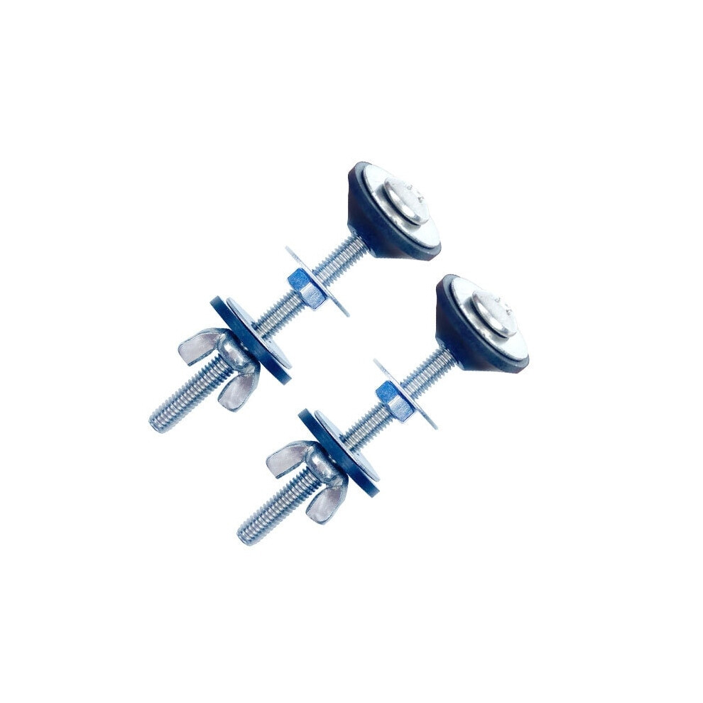 Toilet Bolts For Tank To Bowl Connection, Toilet Tank To Bowl Bolts Stainless Steel With Rubber Washers And Wing Nut, Universal Toilet Tank To Bowl 9128293339643