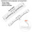 Οδηγός χάρακα Microblading για τοποθέτηση στένσιλ φρυδιών, εργαλεία μέτρησης τατουάζ 5