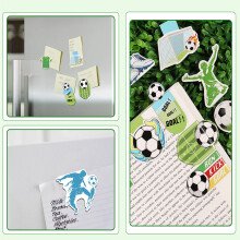 Unieke voetbalcadeaus: magnetische bladwijzers, prachtige voetbalontwerpen, duurzaam voor al je leesplezier.