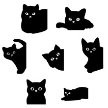 Marcadores de Livro Fofos para Estudantes, 7 Modelos Magnéticos de Gatos Sortidos, Ímãs Fortes Garantem Marcação Segura das Páginas, Leves e