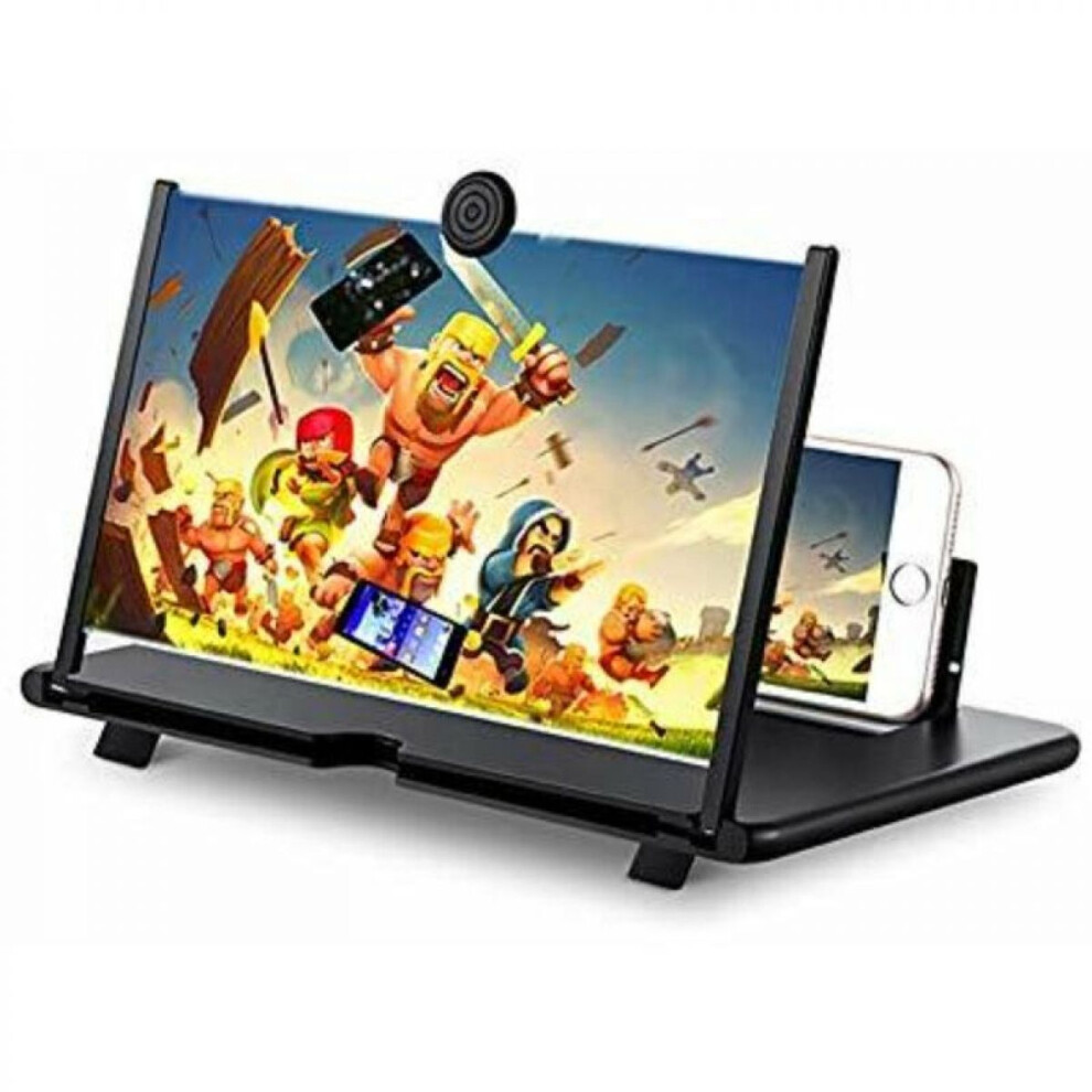 Screen Magnifier For Cell Phones, 3D Hd Vision Screen Amplifier With Detachable Design For Clearer More Three-Dimensional Viewing Experience, 9448196479261