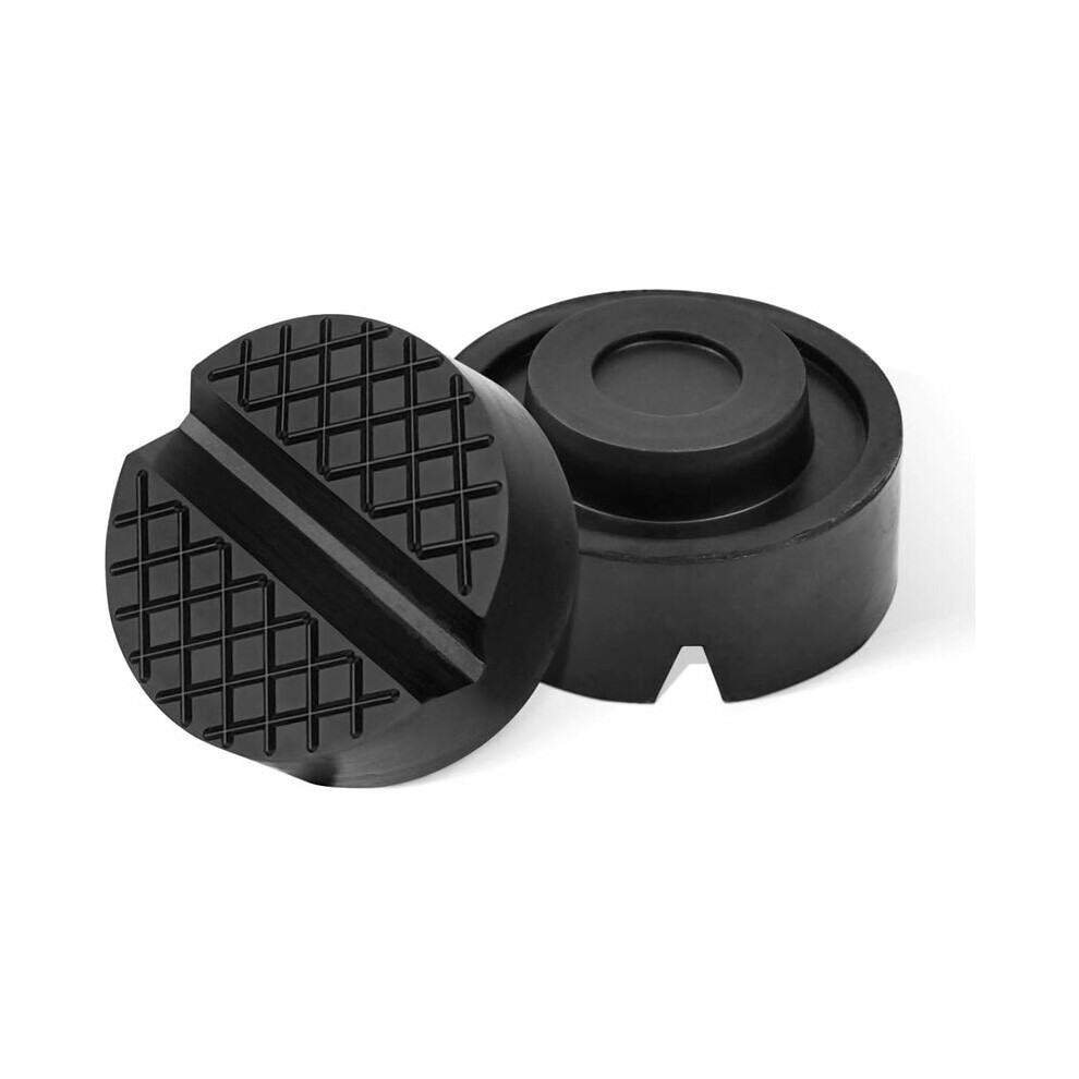 Load Bearing Design Universal Jack Pad Adapter For Thickened Rubber Material, Extra Grip For Pinch Welds Protection (2 Pieces) 9433291904084