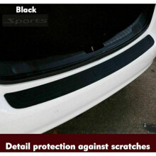 Silicone Polymer Rear Bumper Protector, Anti-Scratches & Waterproof UV Resistance Guard for Most Vehicles, Adjustable Security Straps Included