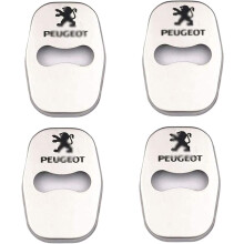 Effizienter Schutz für Türschlossabdeckungen von Peugeot-Fahrzeugen, Dichtungsleistung, Edelstahl-Schlossschutz, kratz- und stoßfest, Roststopper