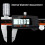 Digital Caliper for Multifunctional Use, Inch Metric Conversion with Large LCD Display, Precision Measuring Tool with Locking Screw, Ideal for 4