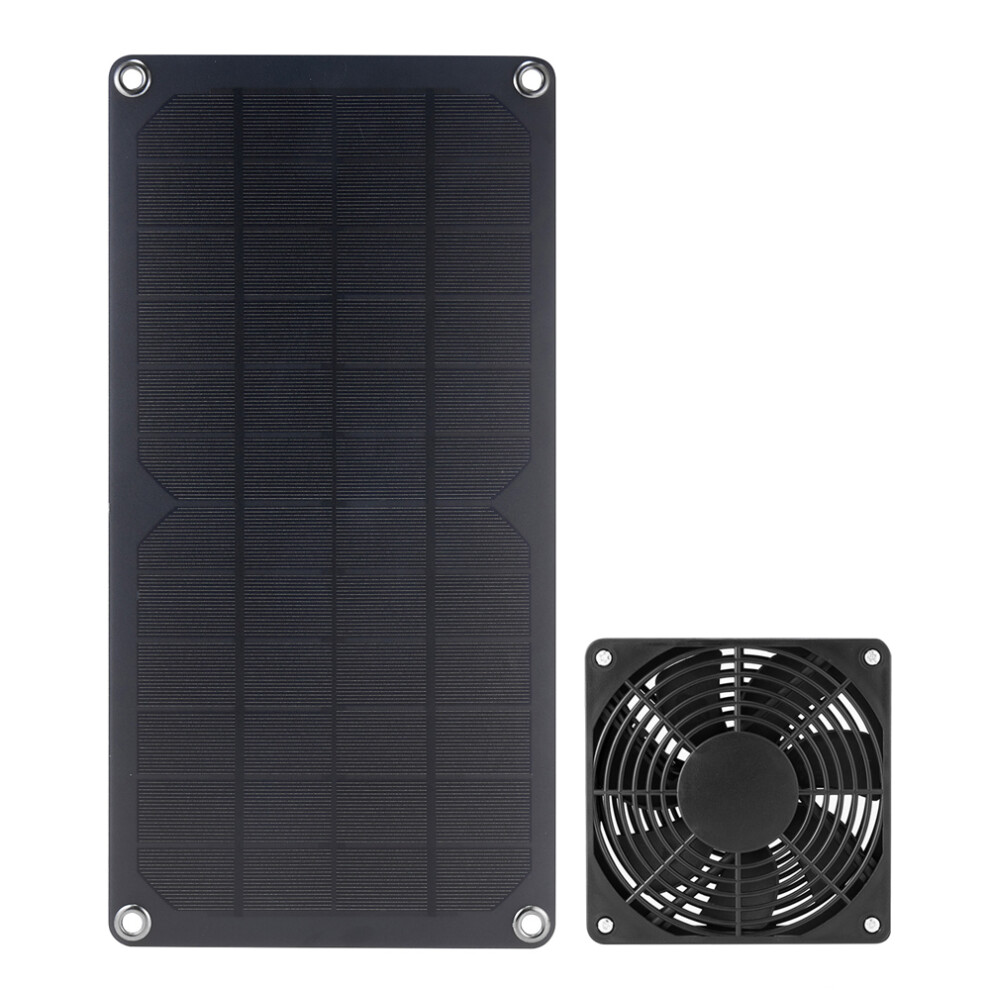 Effortless To Install Solar Vent, Solar Powered Fan Ensures Energy Saving And Convenient Usage In Your Shed, Chicken Coops, Or Anywhere You Need 9441426973911