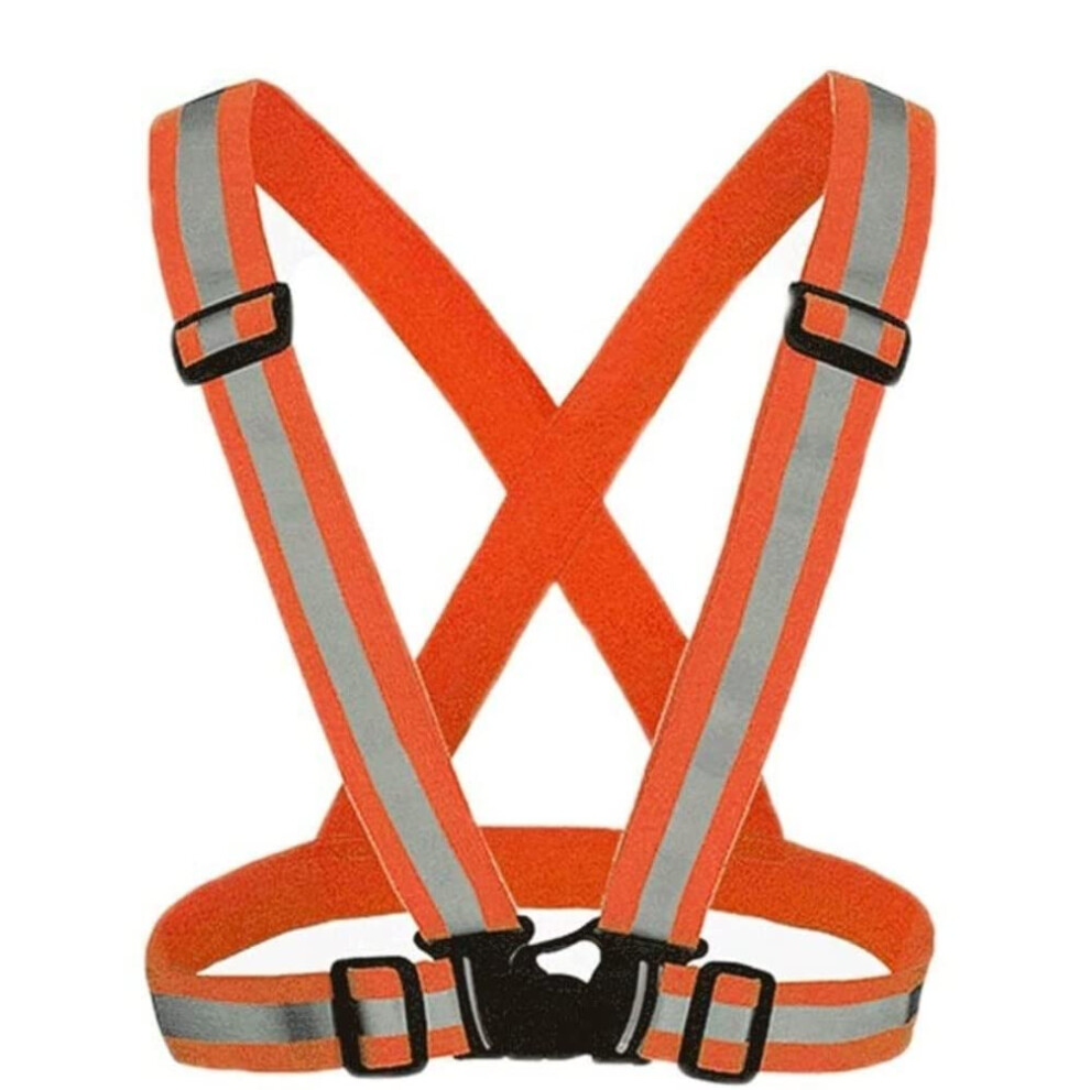 Hivis Vest, Night Run For Outdoor Running Walking Adjustable Size Vest Reflective Vest 9365049834834