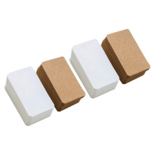4 packs of blank kraft paper cards for notes, invitations, assorted colors, 9x5x0.1cm