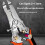 Professional Carbon Steel Wire Stripping Tool 10Function Pliers Insulated Handle For Electrical Work IndustrialGrade 4