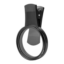 Circular polarizer clip for photography, reduced backlight, glare, 52mm