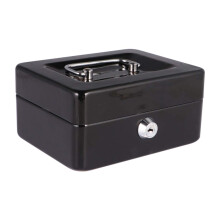 Kasten bottle deposit storage piggy box wallet key case key pouch money purse key storage cash box wallet cash case wallets Black 30X24cm Black