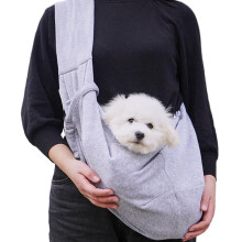Pet Carrier for Small Dogs, Cat Carrier Bag, Adjustable Puppy Shoulder Strap gray